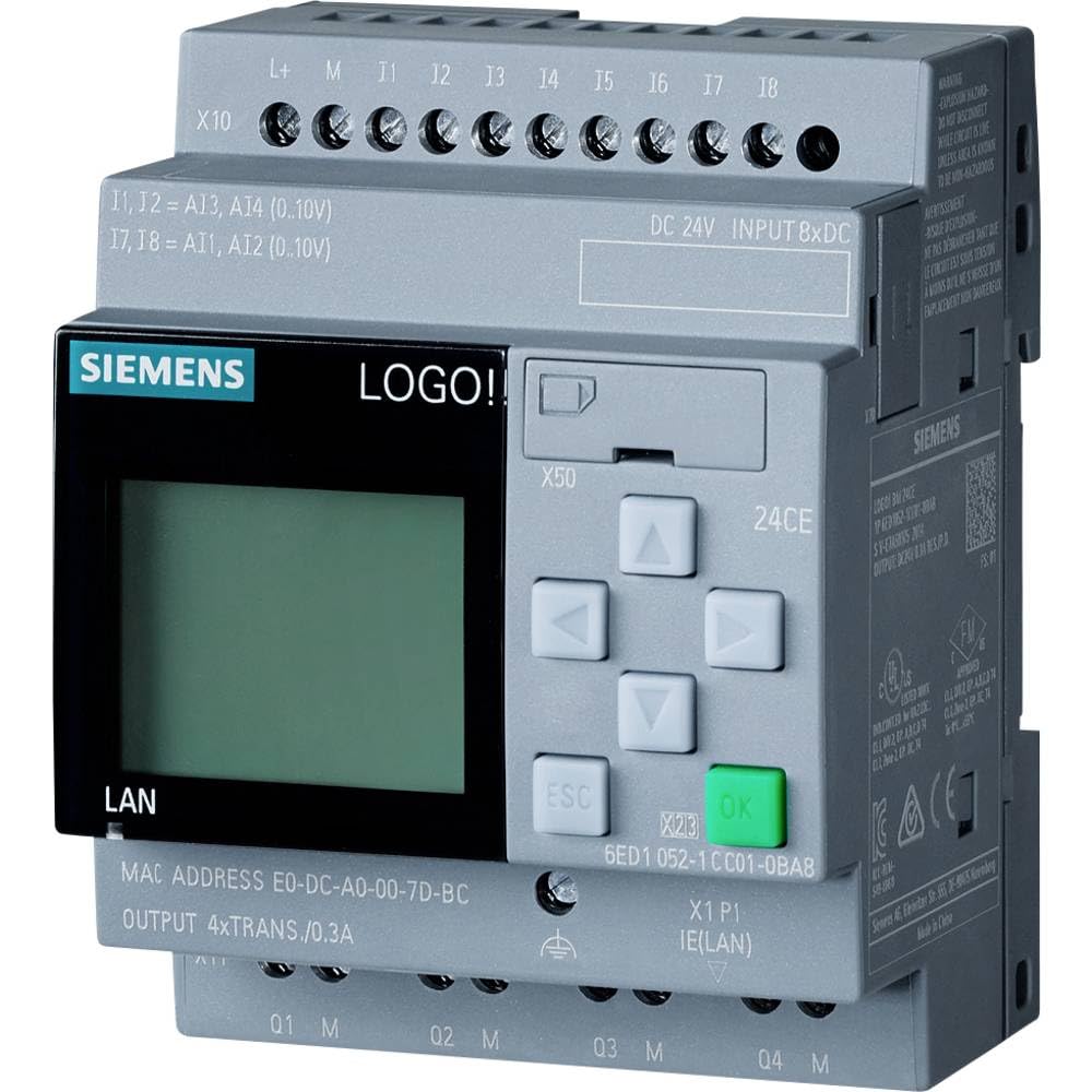 PLC - LOGO! - 6ED1052-1CC08-0BA1